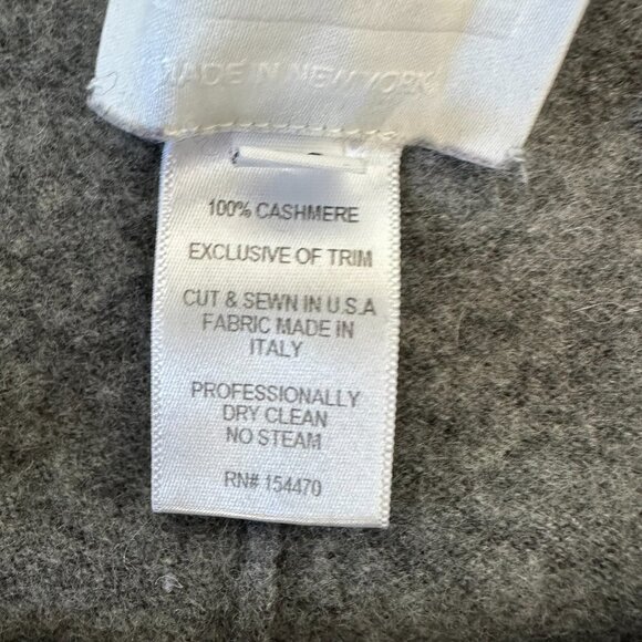 Anthony Urso 100% Cashmere Pull on Pants Size M Gray Loungewear - Picture 7 of 13